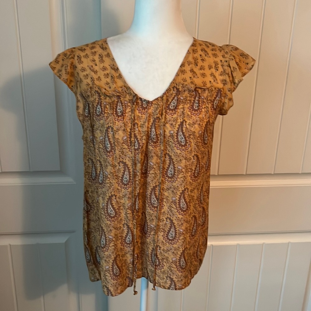 Paisley blouse, size M